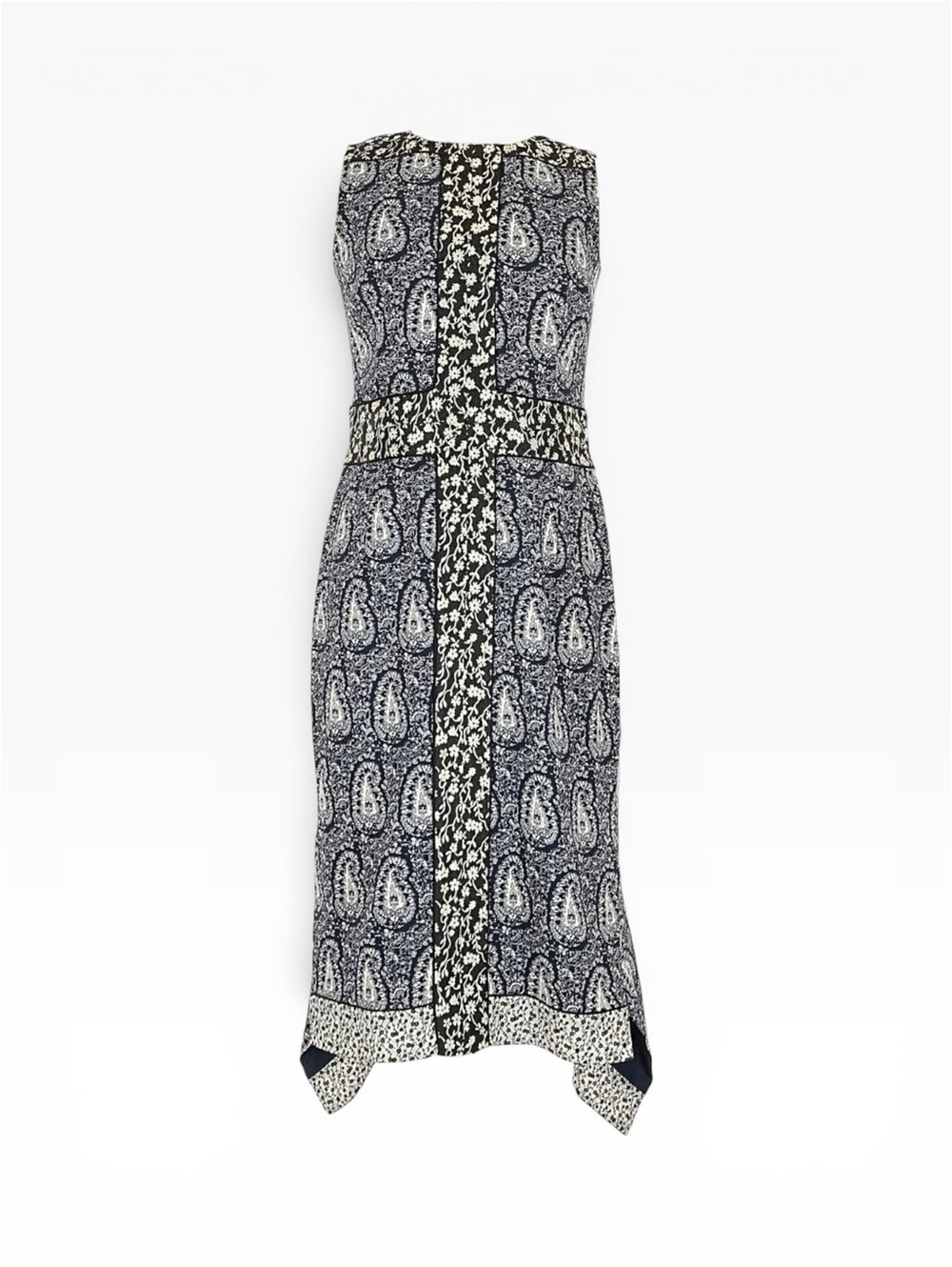 Altuzarra FW16 Runway Look 10 Paisley Floral Midi Silk Viscose Blend Dress 40 - Picture 2 of 9